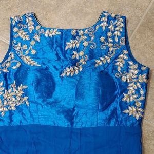 Indian  party gown lahangacholi crocktop